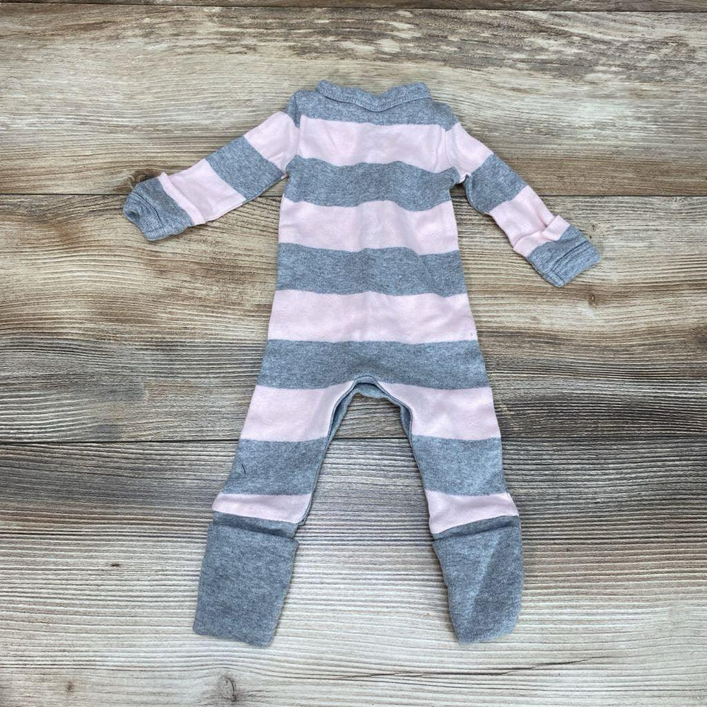 Burt's Bees Baby Rugby Stripe Organic Cotton Jumpsuit sz PREEMIE - Me 'n Mommy To Be