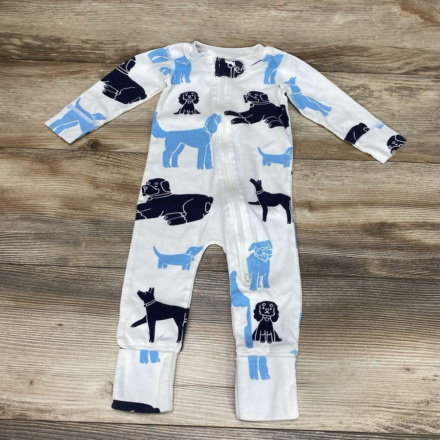Monica + Andy Dog Print Footless Sleeper sz 6-9m - Me 'n Mommy To Be