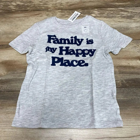 NEW Old Navy "Family Is My Happy Place" Graphic T-Shirt sz 5T - Me 'n Mommy To Be