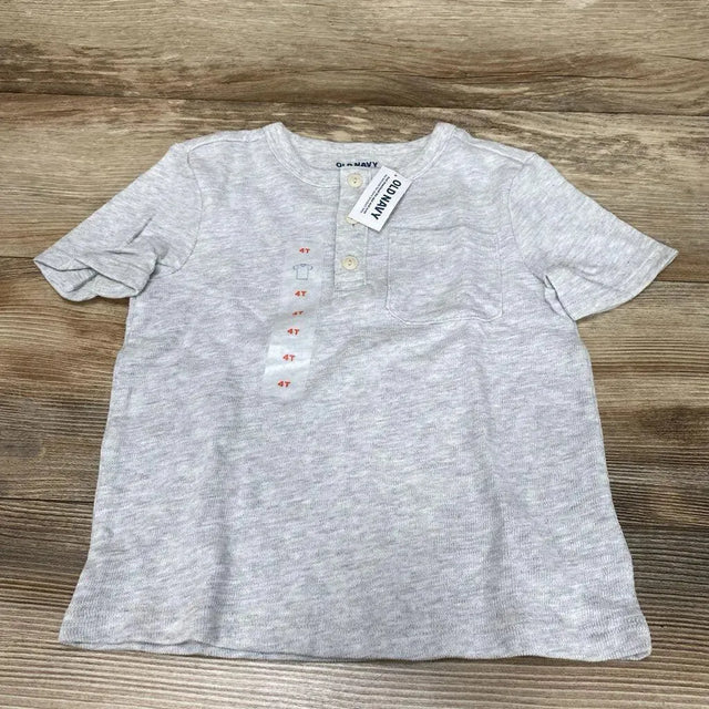 NEW Old Navy Henley Pocket Shirt sz 4T - Me 'n Mommy To Be