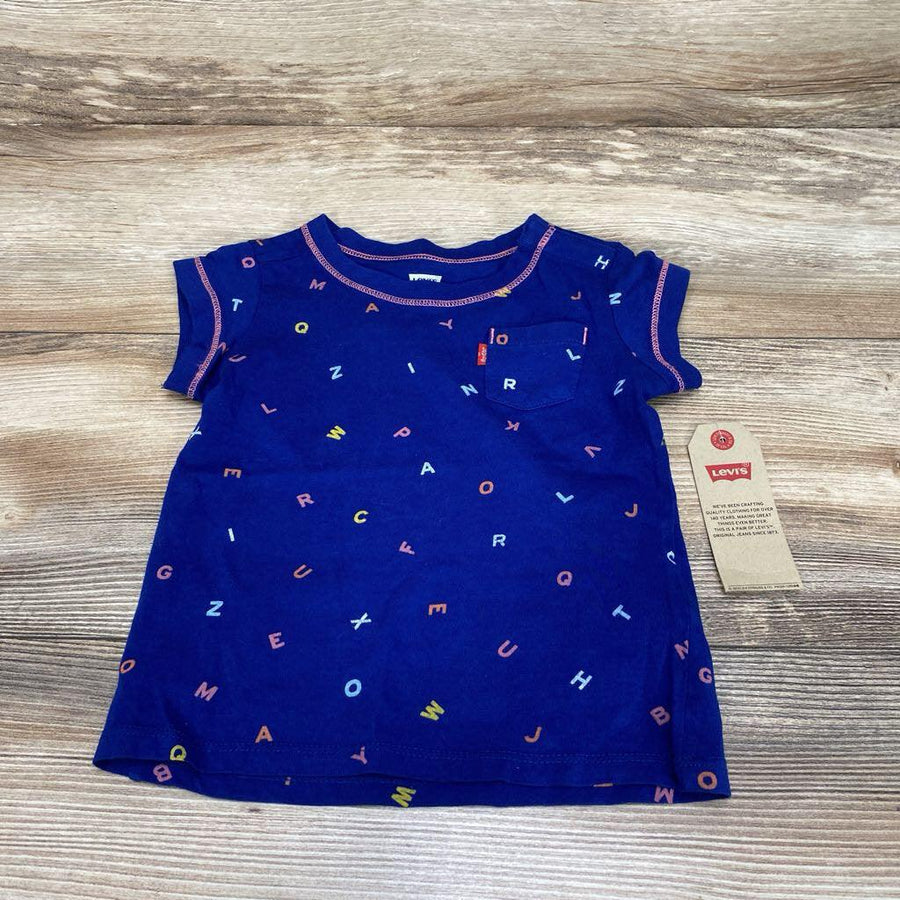 NEW Levi's Letters Shirt sz 24m - Me 'n Mommy To Be