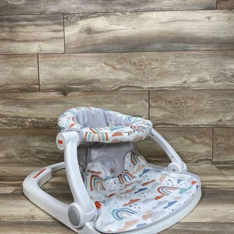 Fisher Price Sit-Me-Up Floor Seat in Rainbow Showers - Me 'n Mommy To Be