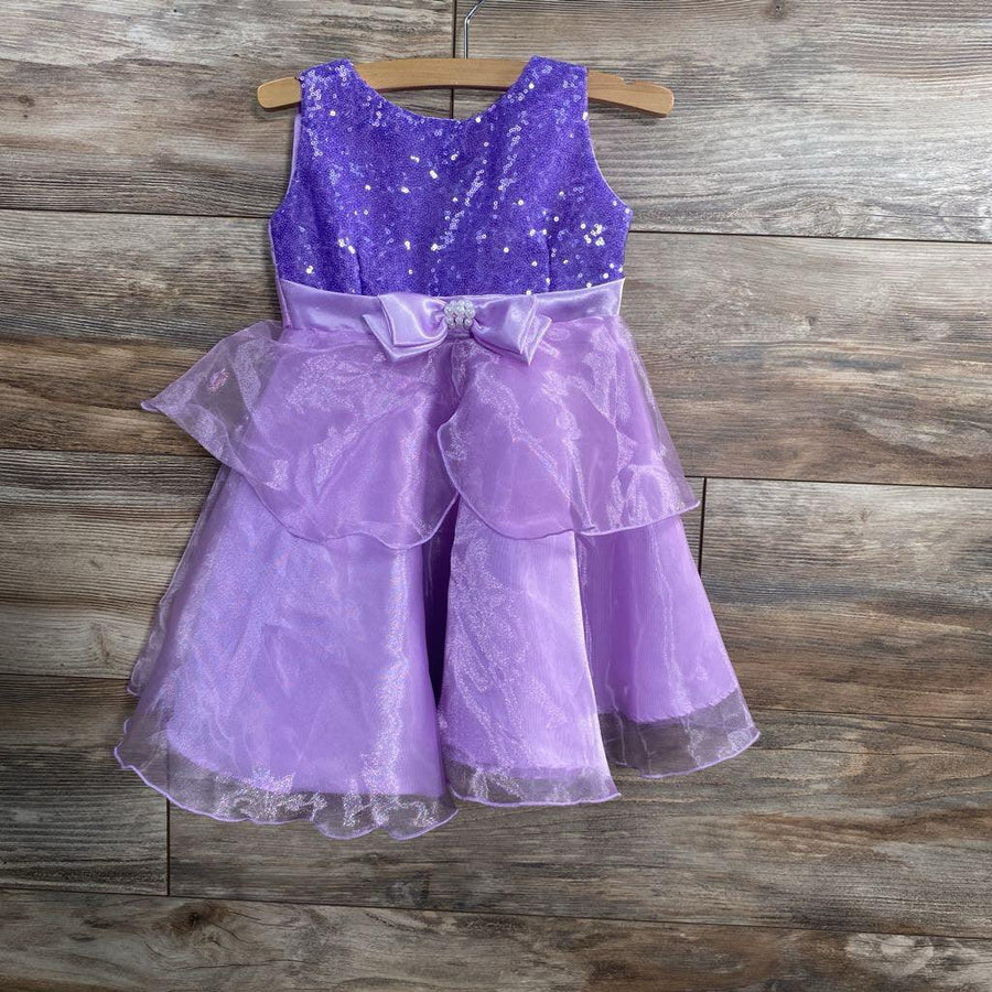 Sequin Bow Dress sz 3T - Me 'n Mommy To Be