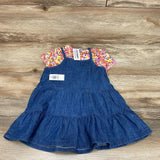 NEW Old Navy 2pc Floral Shirt & Chambray Dress sz 12-18m - Me 'n Mommy To Be