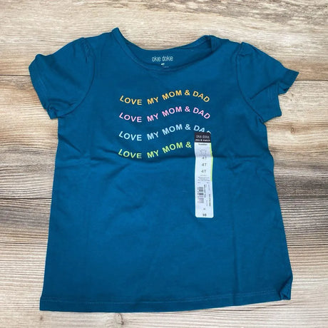 NEW Okie Dokie Love My Mom & Dad Shirt sz 4T - Me 'n Mommy To Be