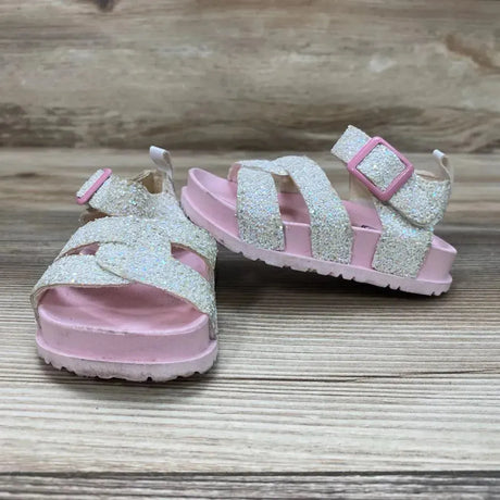 First Steps Glitter Strap Sandals sz 4c - Me 'n Mommy To Be