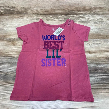 NEW Children's Place World's Best Lil' Sister Shirt sz 5T - Me 'n Mommy To Be