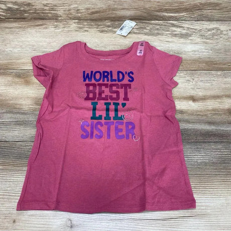 NEW Children's Place World's Best Lil' Sister Shirt sz 4T - Me 'n Mommy To Be