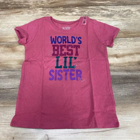 NEW Children's Place World's Best Lil' Sister Shirt sz 5T - Me 'n Mommy To Be