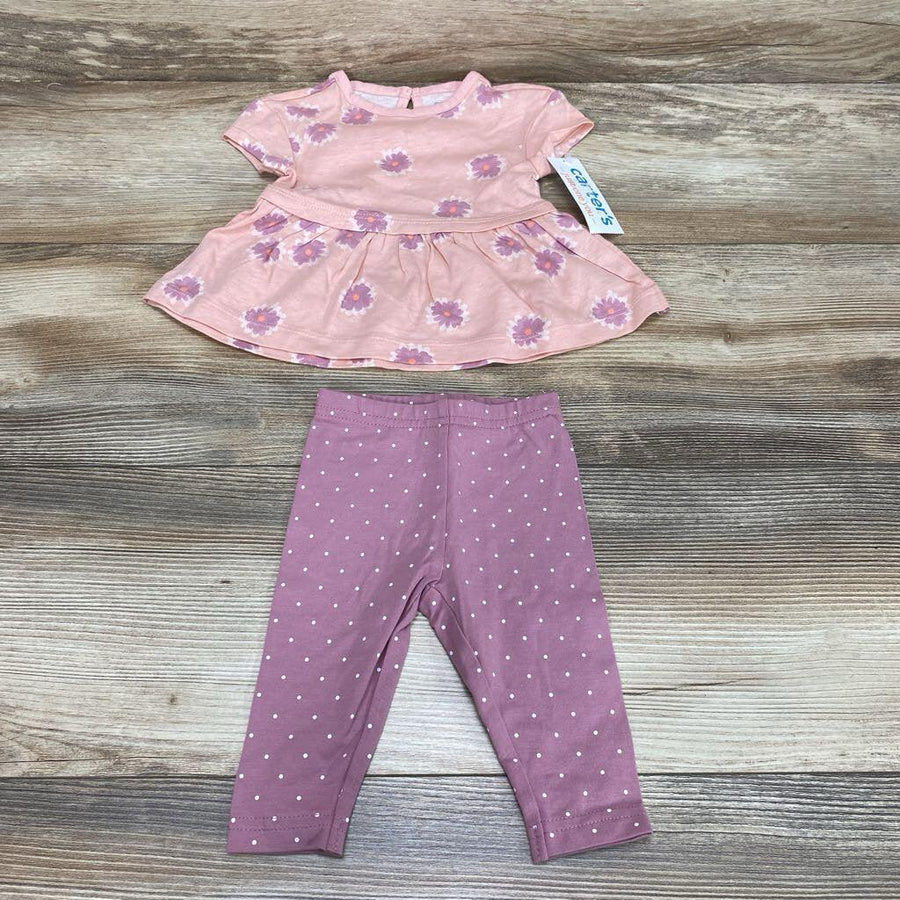 NEW Just One You 2pc Floral Shirt & Leggings sz 3m - Me 'n Mommy To Be