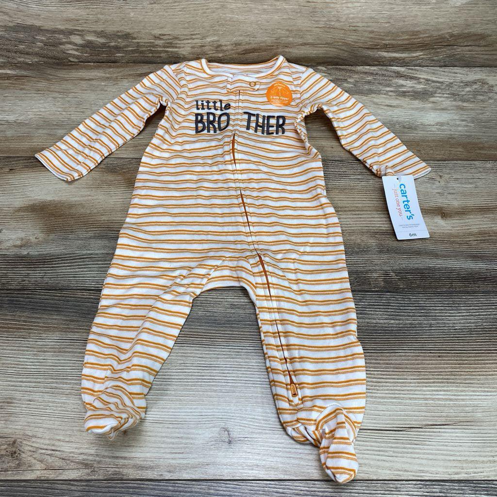NEW Just One You Little Brother Striped Sleeper sz 6m - Me 'n Mommy To Be