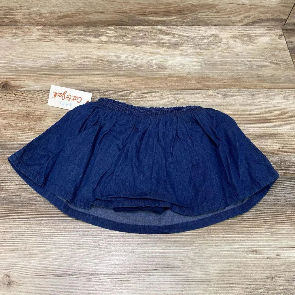 NEW Cat & Jack Chambray Bow Skort sz 18m - Me 'n Mommy To Be