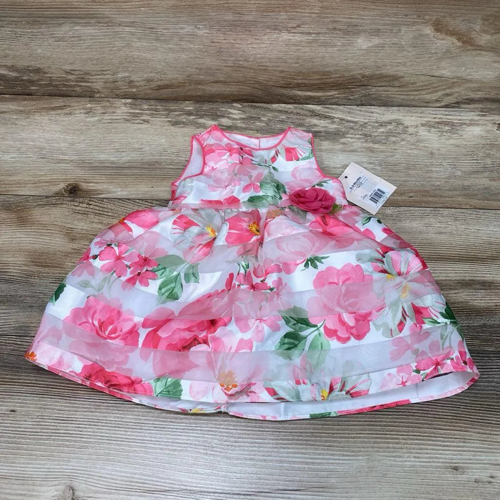 NEW Mia & Mimi 2pc Floral Dress & Bloomers sz 6-9m - Me 'n Mommy To Be