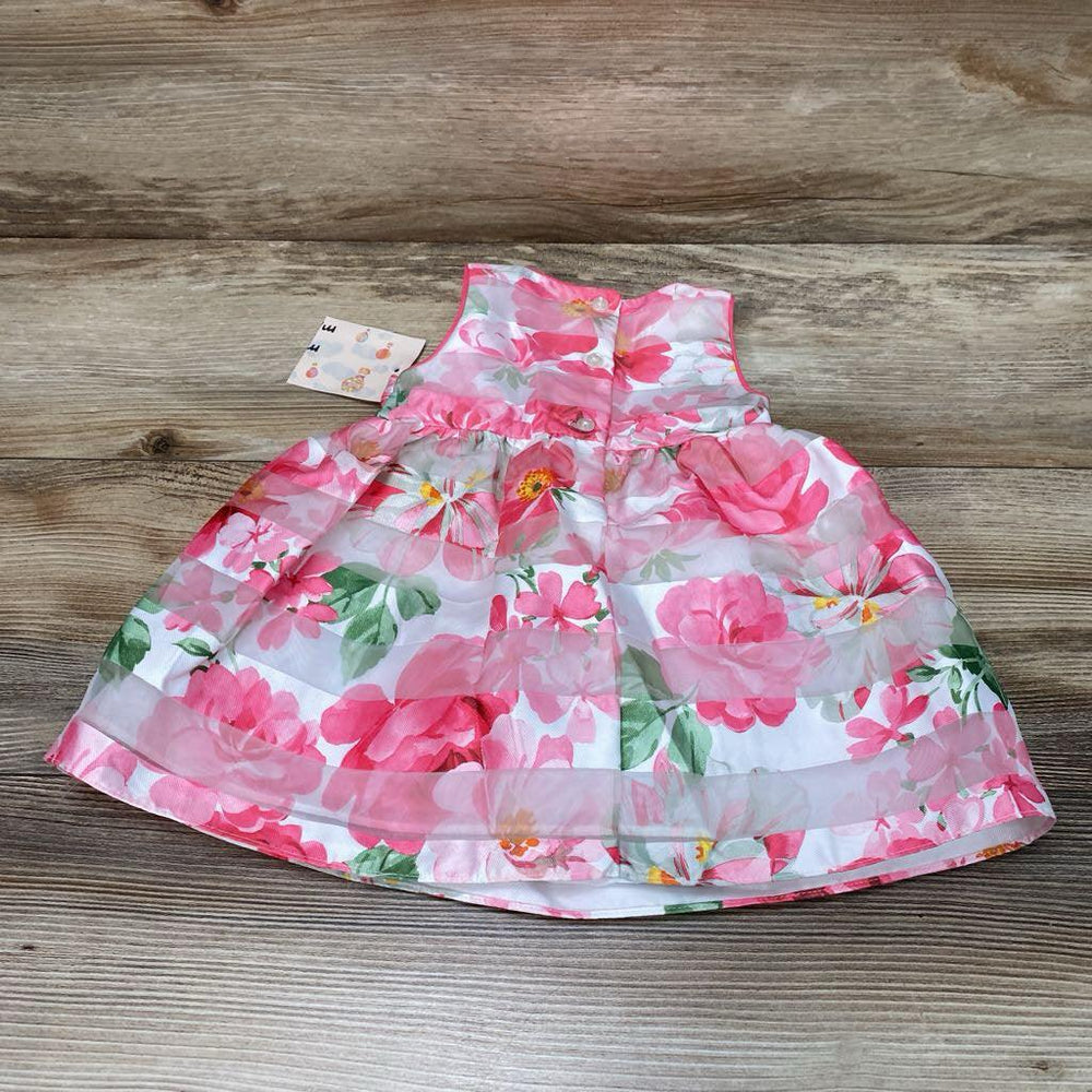 NEW Mia & Mimi 2pc Floral Dress & Bloomers sz 6-9m - Me 'n Mommy To Be