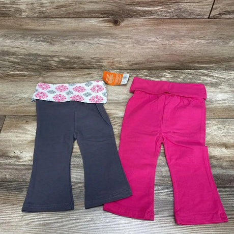 NEW Yoga Sprout 2pk Fold Over Pants sz 6-9m - Me 'n Mommy To Be