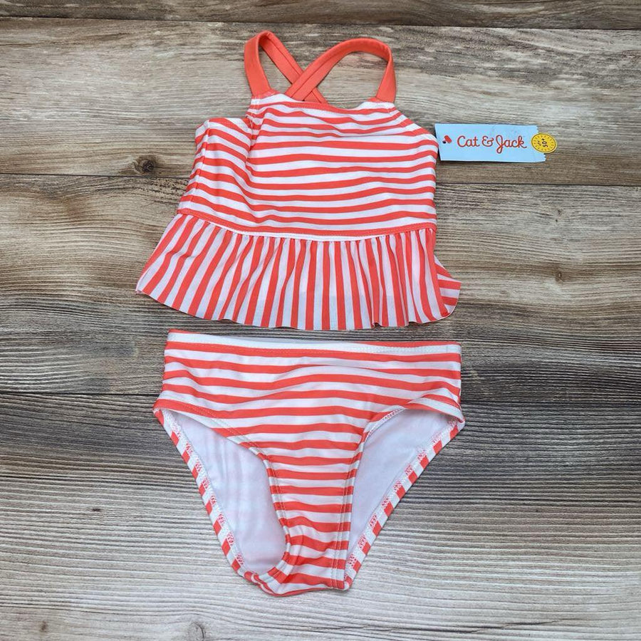 NEW Cat & Jack 2pc Striped Swimsuit sz 18m - Me 'n Mommy To Be