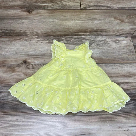 Cat & Jack Eyelet Ruffle Dress sz 12m - Me 'n Mommy To Be