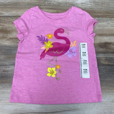 NEW Cat & Jack Flamingo Graphic T-Shirt sz 18m - Me 'n Mommy To Be