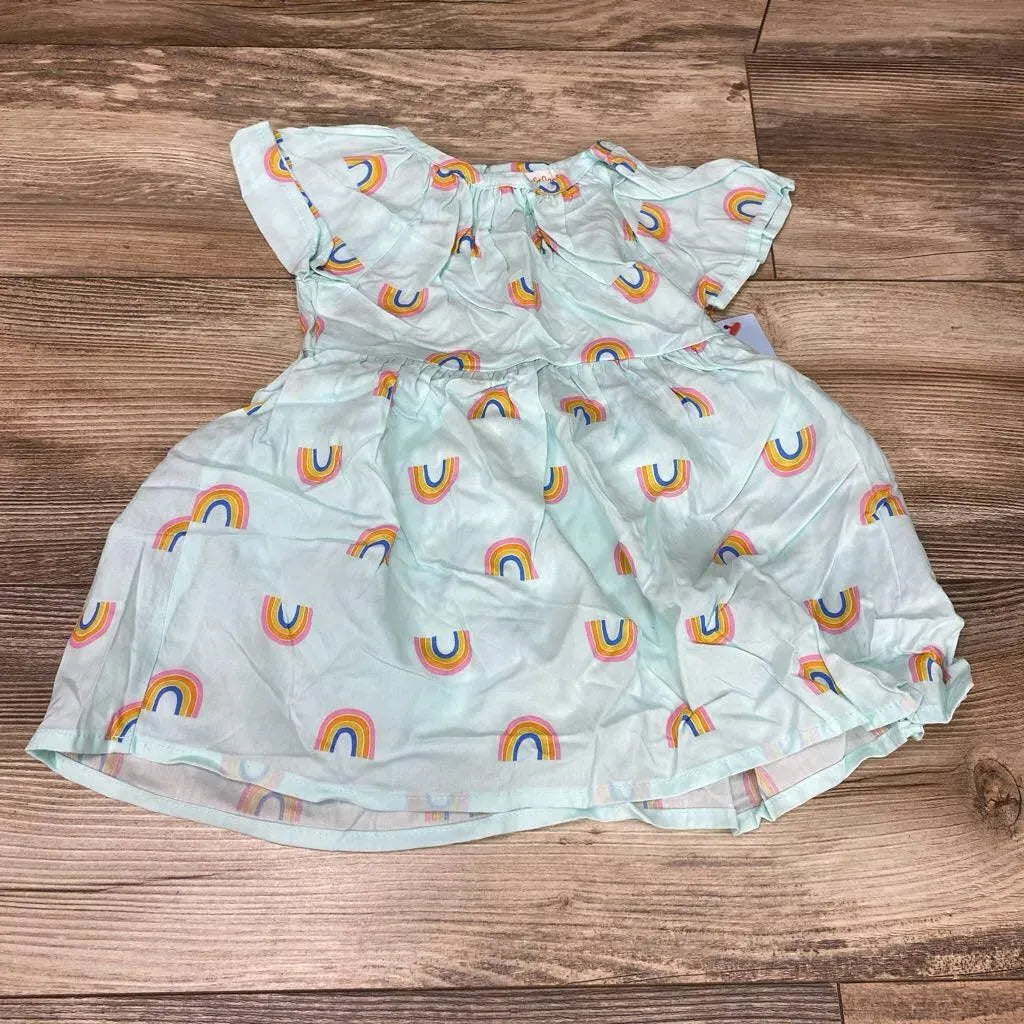 NEW Cat & Jack 2pc Rainbow Print Dress & Bloomers sz 18m - Me 'n Mommy To Be