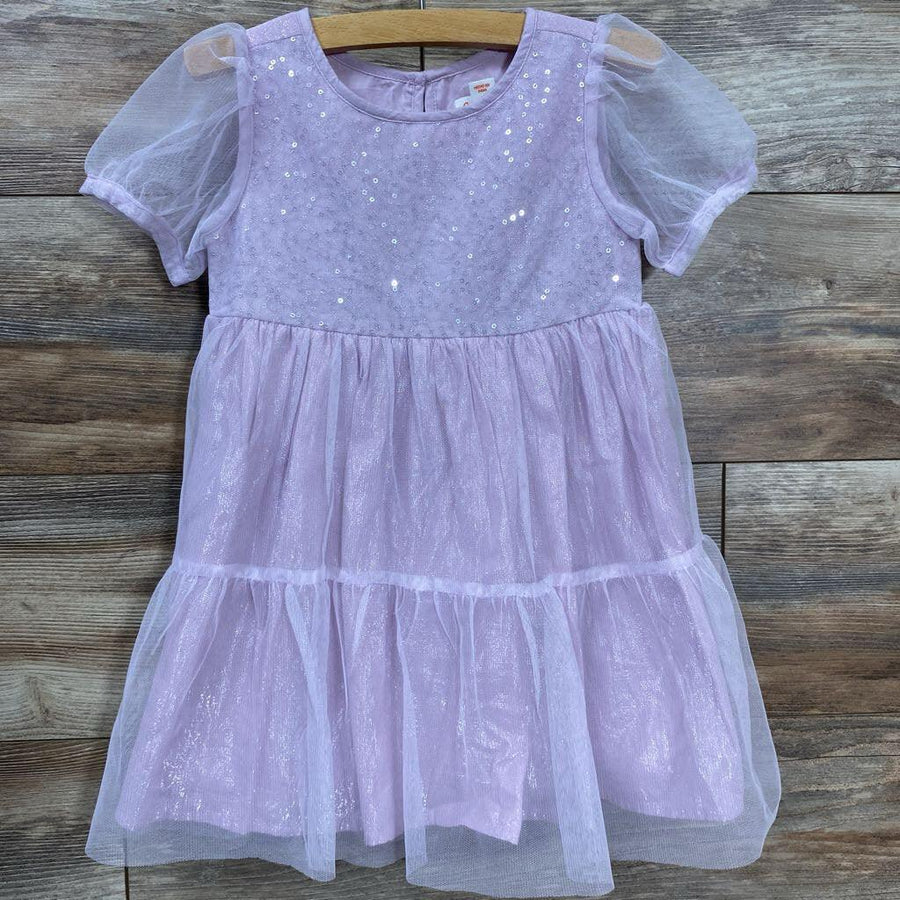 Cat & Jack Tulle Overlay Sequin Dress sz 3T - Me 'n Mommy To Be