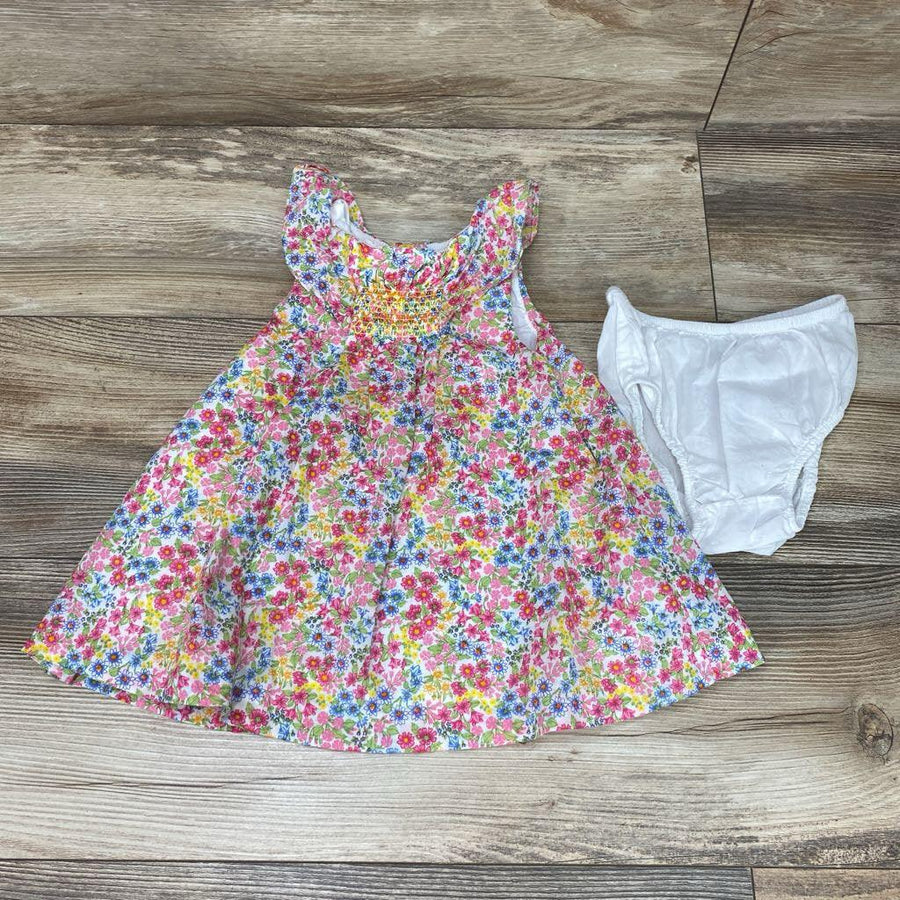 Janie & Jack 2pc Floral Dress & Bloomers sz 12-18m - Me 'n Mommy To Be