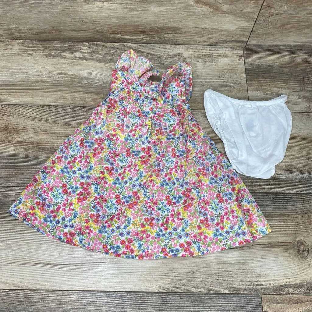 Janie & Jack 2pc Floral Dress & Bloomers sz 12-18m - Me 'n Mommy To Be