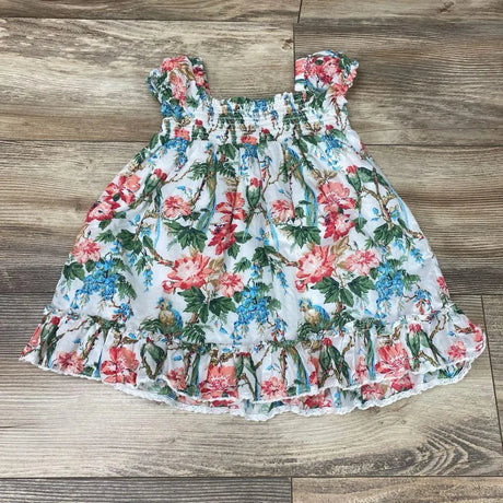 Janie & Jack The Abigail Smocked Tropical Dress sz 12-18m - Me 'n Mommy To Be