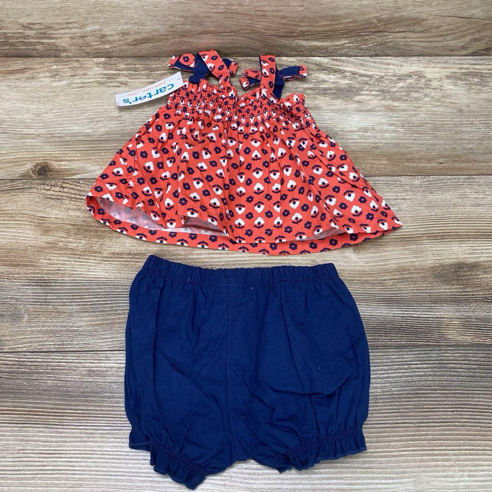 NEW Just One You 2pc Floral Smocked Top & Shorts sz 3m - Me 'n Mommy To Be