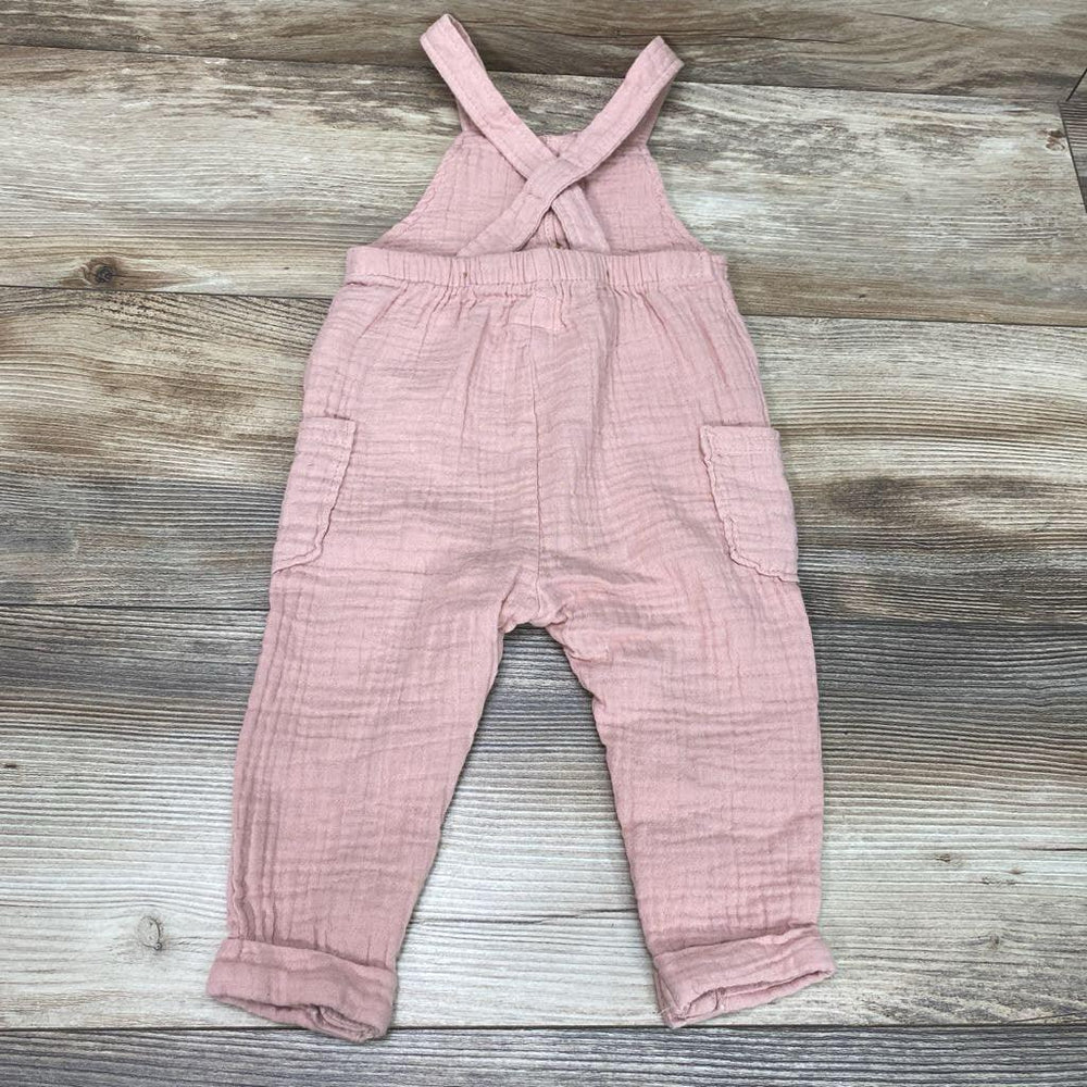 Little Planet Organic Muslin Overalls sz 9m - Me 'n Mommy To Be