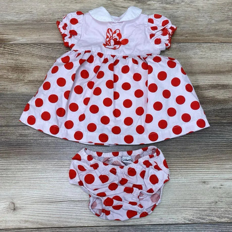 Disney Store 2pc Minnie Polka Dot Dress & Bloomers sz NB - Me 'n Mommy To Be