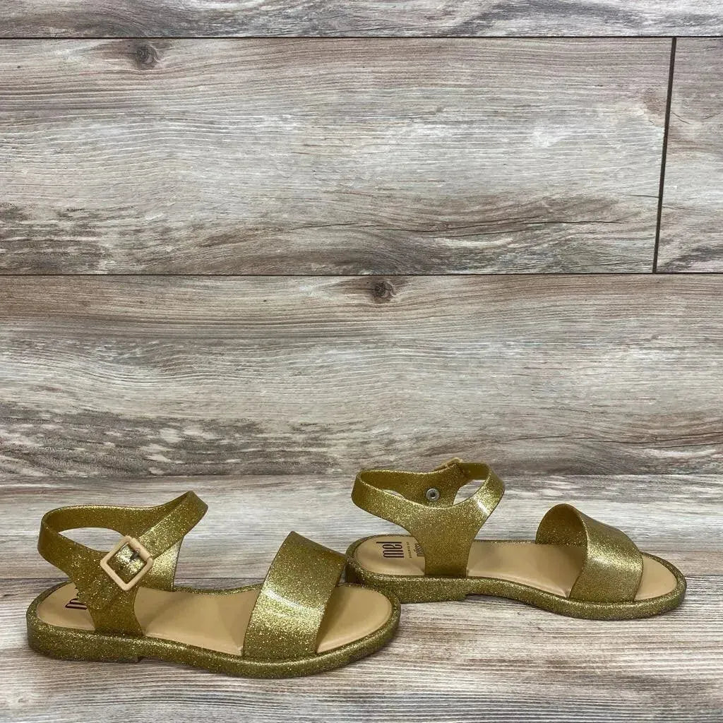 Mel By Melissa Glitter Jelly Sandals sz 2Y - Me 'n Mommy To Be