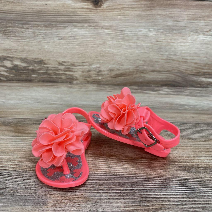 Stepping Stones Flower Jelly Sandals sz 1c - Me 'n Mommy To Be