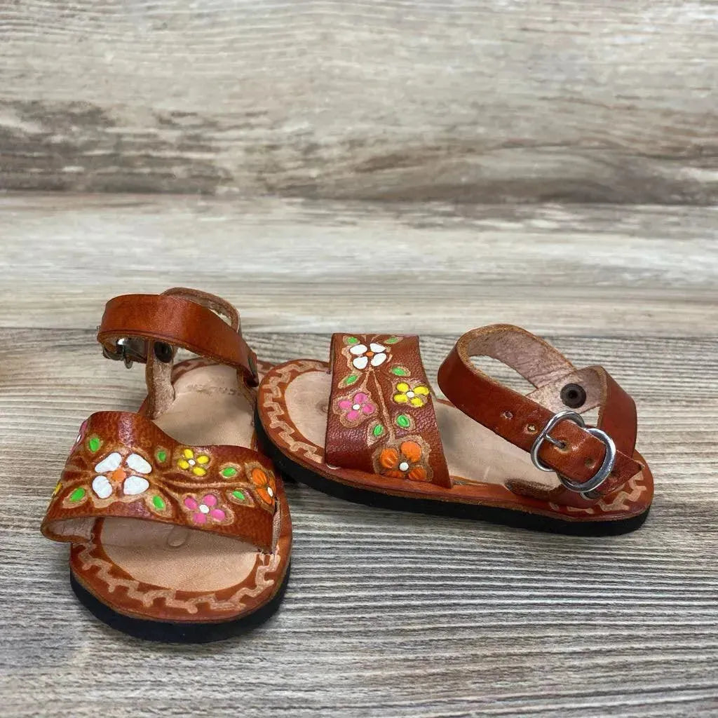 Floral Sandals sz 2/3c - Me 'n Mommy To Be