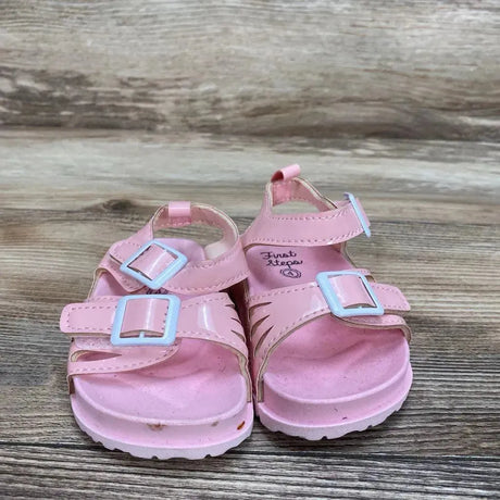 First Steps Double Velcro Sandals sz 4c - Me 'n Mommy To Be