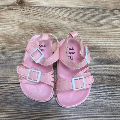 First Steps Double Velcro Sandals sz 4c - Me 'n Mommy To Be