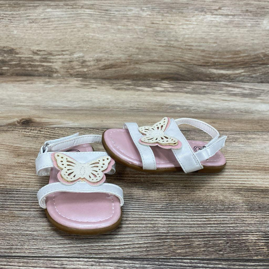 Wonder Nation Butterfly Sandals sz 4c - Me 'n Mommy To Be