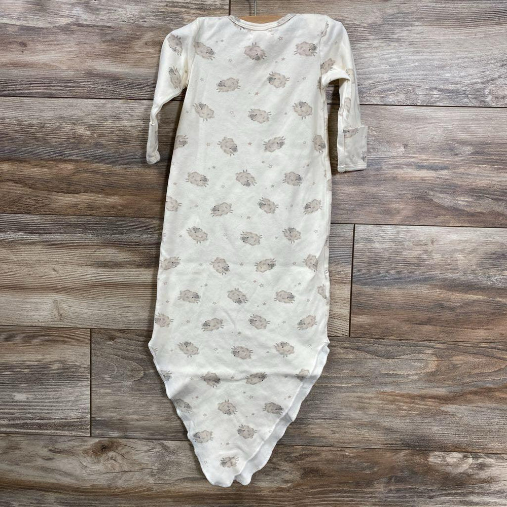 Rabbit + Bear Sheep Print Gown sz 3-6m - Me 'n Mommy To Be