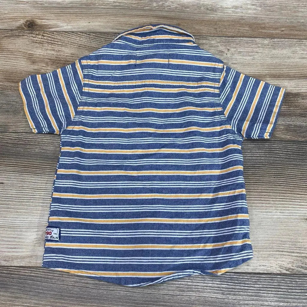 US Polo Assn. Striped Button Up Shirt sz 18m - Me 'n Mommy To Be