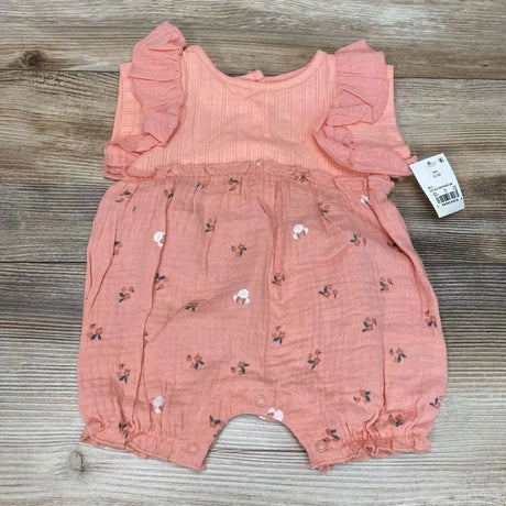 NEW Disney Baby Floral Minnie Mouse Shortie Romper sz 0-3m - Me 'n Mommy To Be