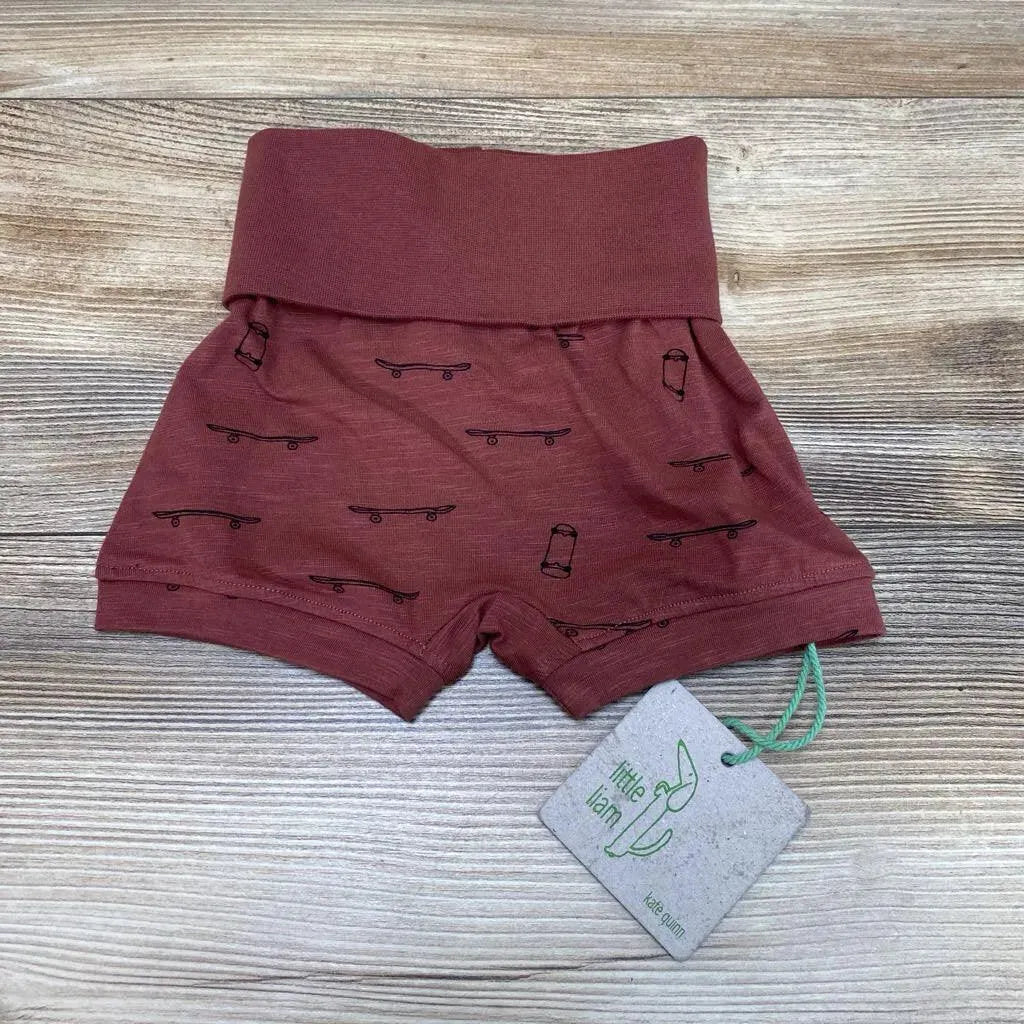 NEW Little Liam Kate Quinn Skateboard Shorts sz 6-12m - Me 'n Mommy To Be