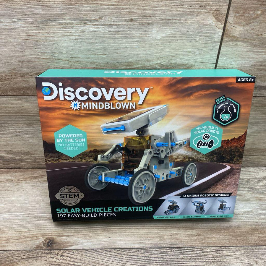 NEW Discovery Mindblown Solar Robot Creation STEM Science Kit 190pc - Me 'n Mommy To Be