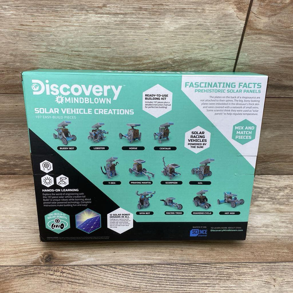 NEW Discovery Mindblown Solar Robot Creation STEM Science Kit 190pc - Me 'n Mommy To Be