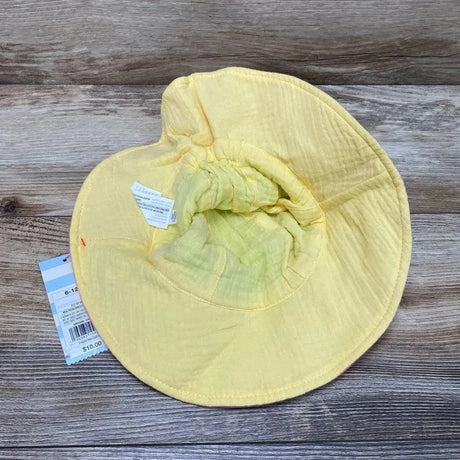 NEW Cat & Jack Muslin Wide Brim Sun Hat sz 0-6m - Me 'n Mommy To Be