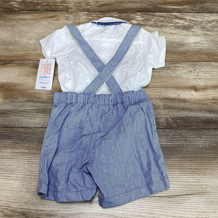 NEW Just One You 3pc Suspender Short Set sz 12m - Me 'n Mommy To Be