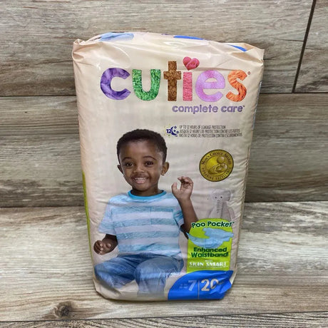 NEW Cuties Diapers 20Ct. Size 7 - Me 'n Mommy To Be