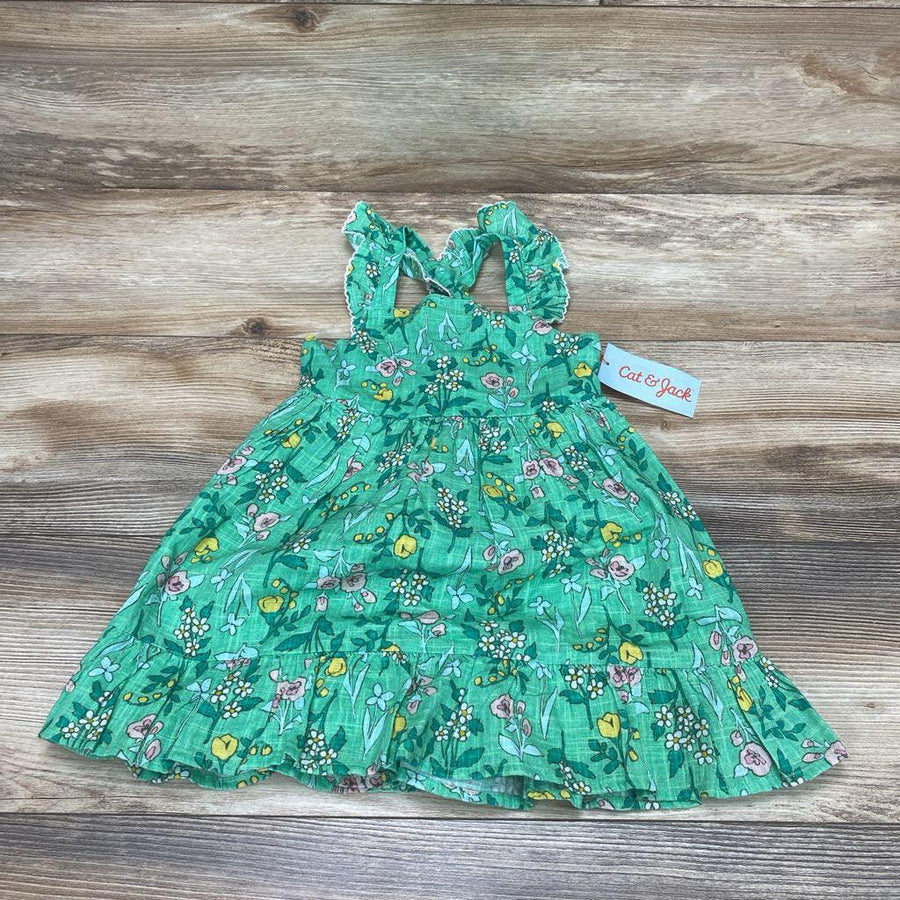 NEW Cat & Jack Floral Sleeveless Dress sz 3T - Me 'n Mommy To Be