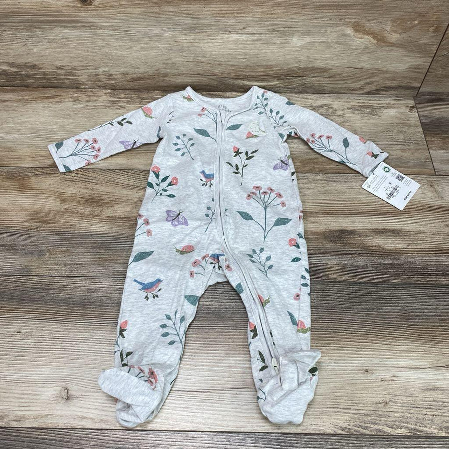NEW Little Planet Organic Floral Sleeper sz 6m - Me 'n Mommy To Be