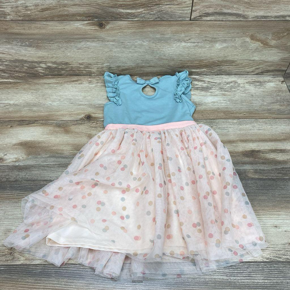 Zunie Ruffle Floral Tulle Dress sz 4T - Me 'n Mommy To Be