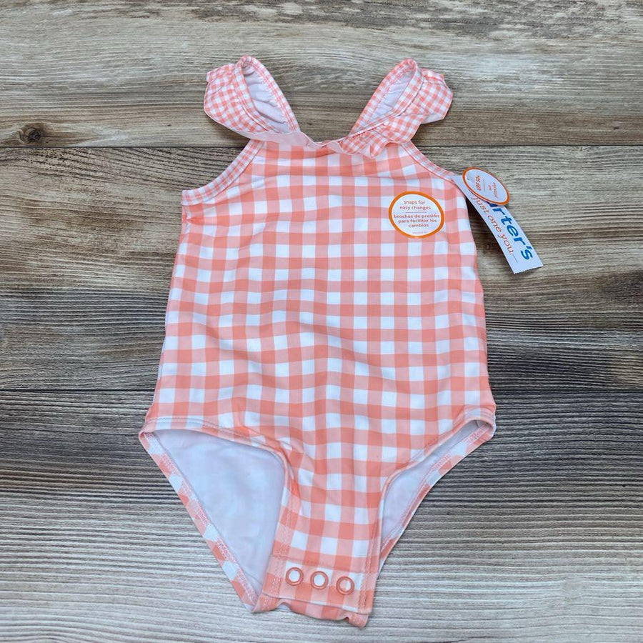 NEW Just One You 1Pc Gingham Swimsuit sz 12m - Me 'n Mommy To Be