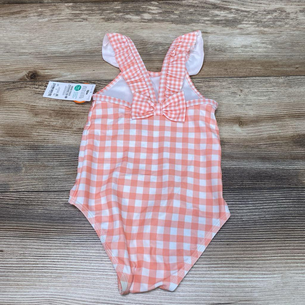 NEW Just One You 1Pc Gingham Swimsuit sz 12m - Me 'n Mommy To Be